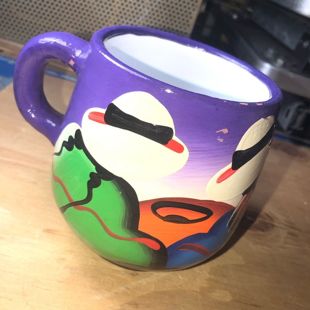 Hand Pained Mexican Coffee Mug